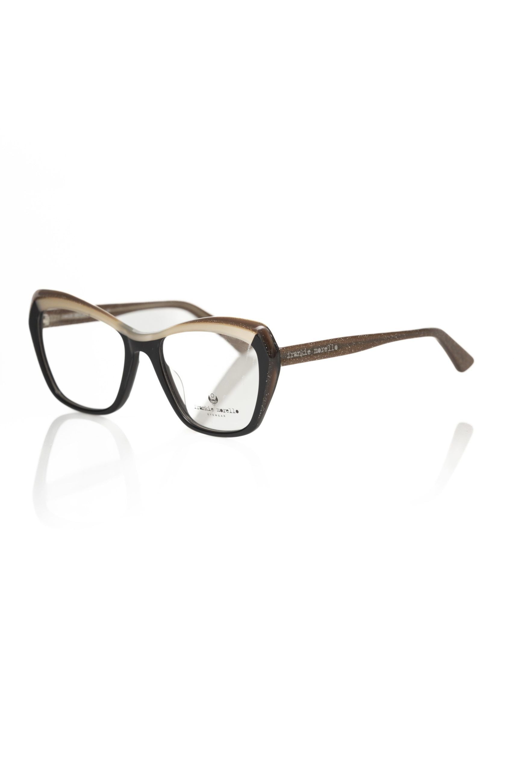 Frankie Morello Black Acetate Women's Eyeglass Frame - Luxe Nova