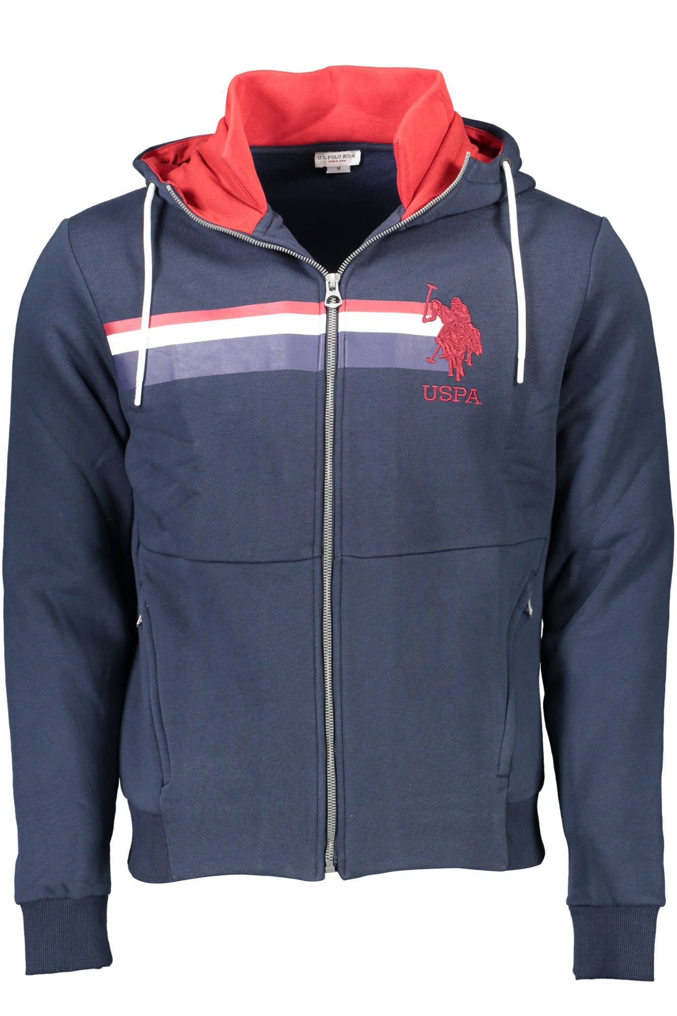 U.S. POLO ASSN. Blue Cotton Men's Hoodie - Luxe Nova