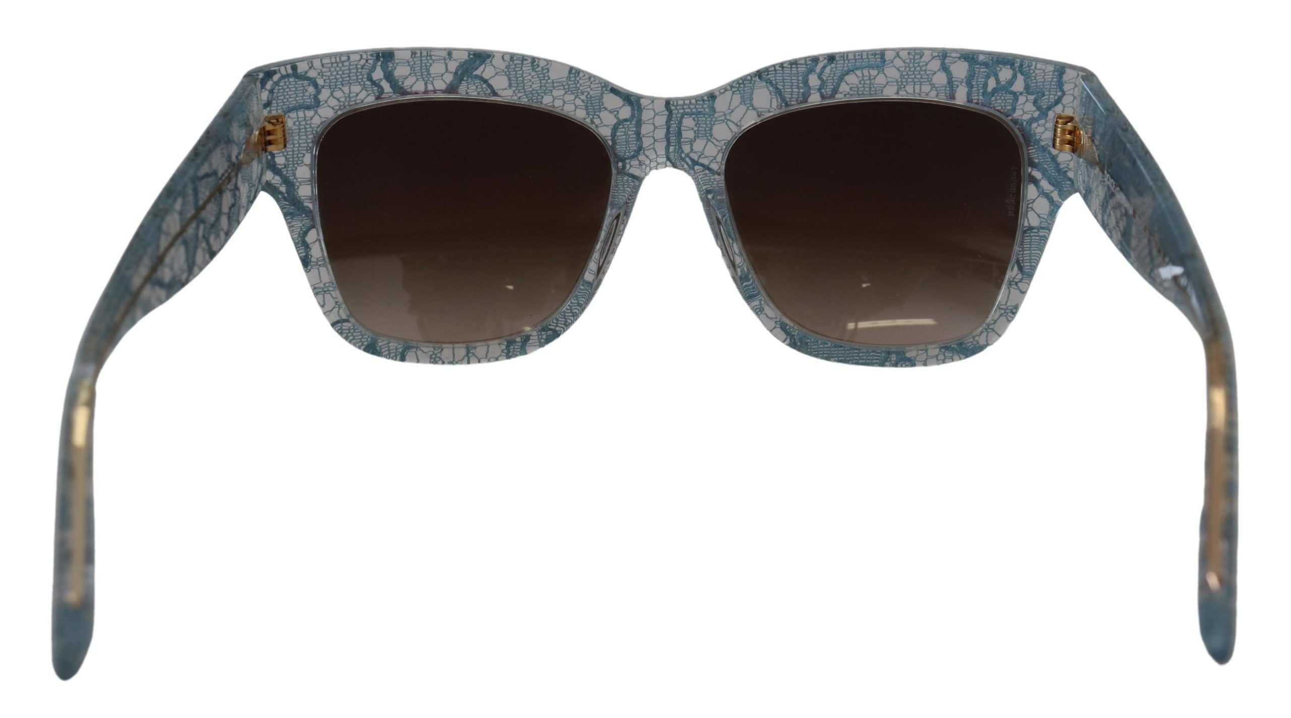 Dolce & Gabbana Blue Lace Acetate Crystal Butterfly DG4231 Sunglasses - Luxe Nova