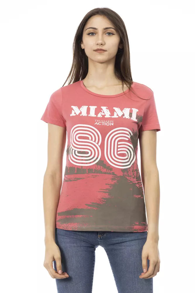 Trussardi Action Multicolor Cotton Women T-Shirt - Luxe Nova