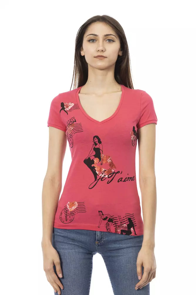 Trussardi Action Multicolor Cotton Women Top - Luxe Nova