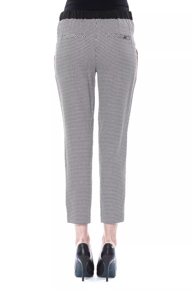 BYBLOS Black Viscose Women Pant