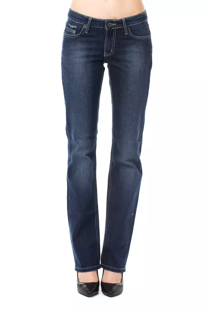 Ungaro Fever Blue Cotton Women Jeans - Luxe Nova