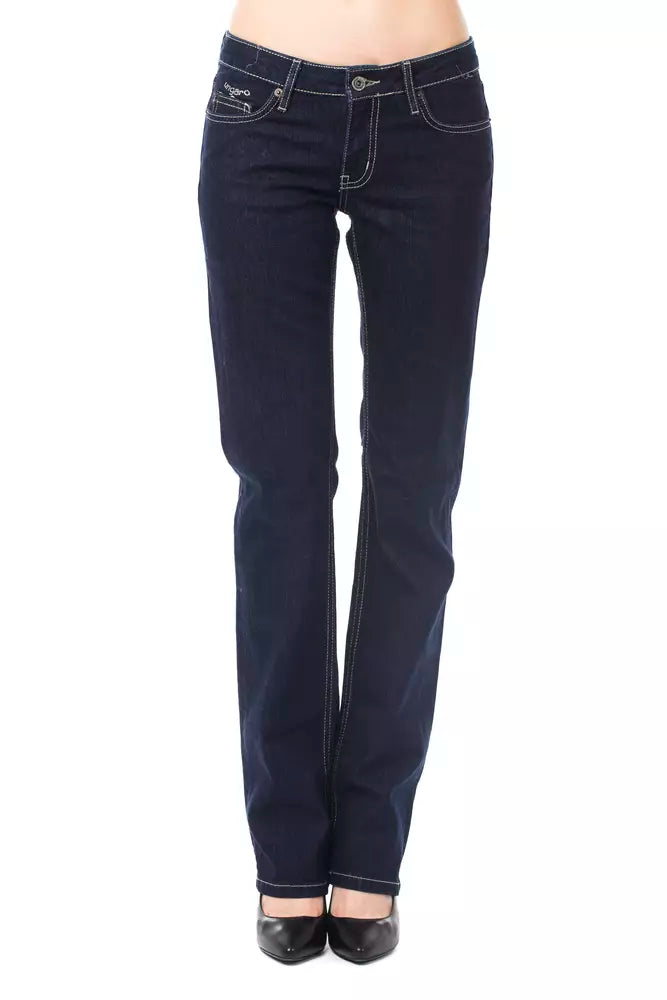 Ungaro Fever Blue Cotton Women Jeans - Luxe Nova