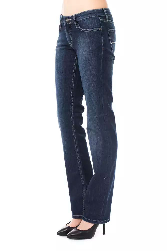Ungaro Fever Blue Cotton Women Jeans - Luxe Nova