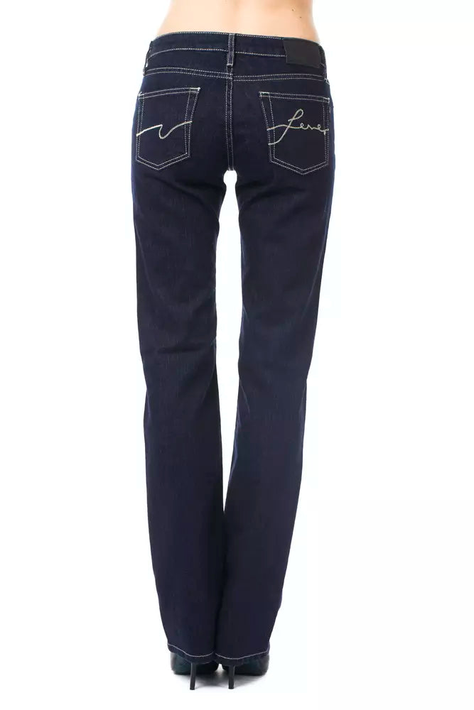 Ungaro Fever Blue Cotton Women Jeans - Luxe Nova