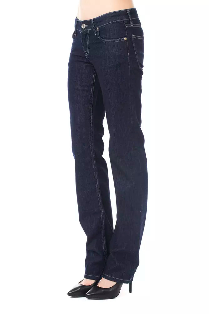 Ungaro Fever Blue Cotton Women's Jeans - Luxe Nova