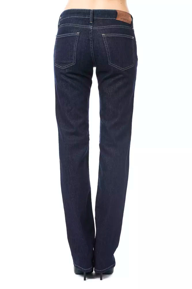 Ungaro Fever Blue Cotton Women's Jeans - Luxe Nova