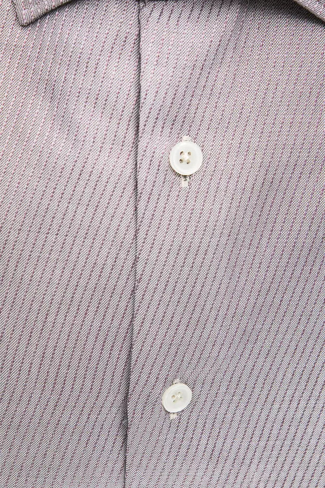 Robert Friedman Beige Cotton Men Shirt - Luxe Nova