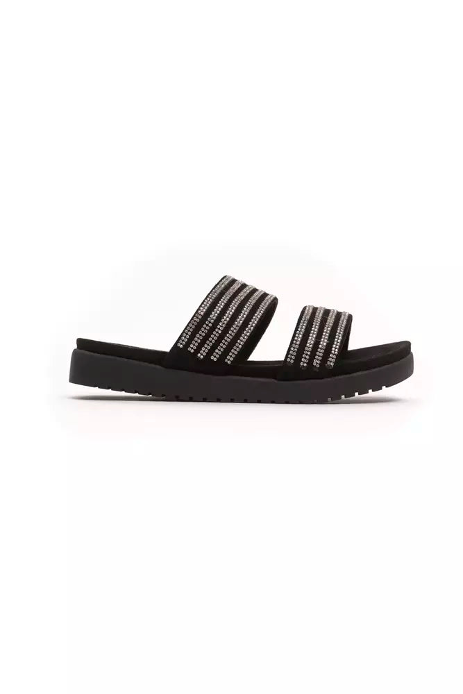 Péché Originel Silver Textile Women Sandal - Luxe Nova