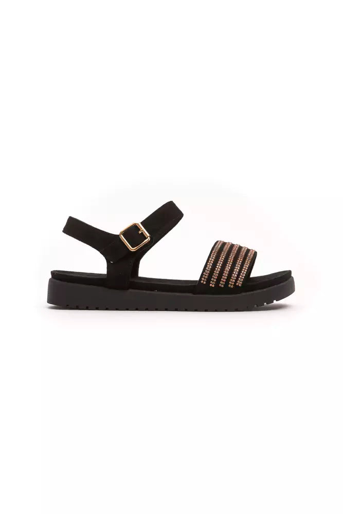 Péché Originel Gold Textile Women Sandal - Luxe Nova