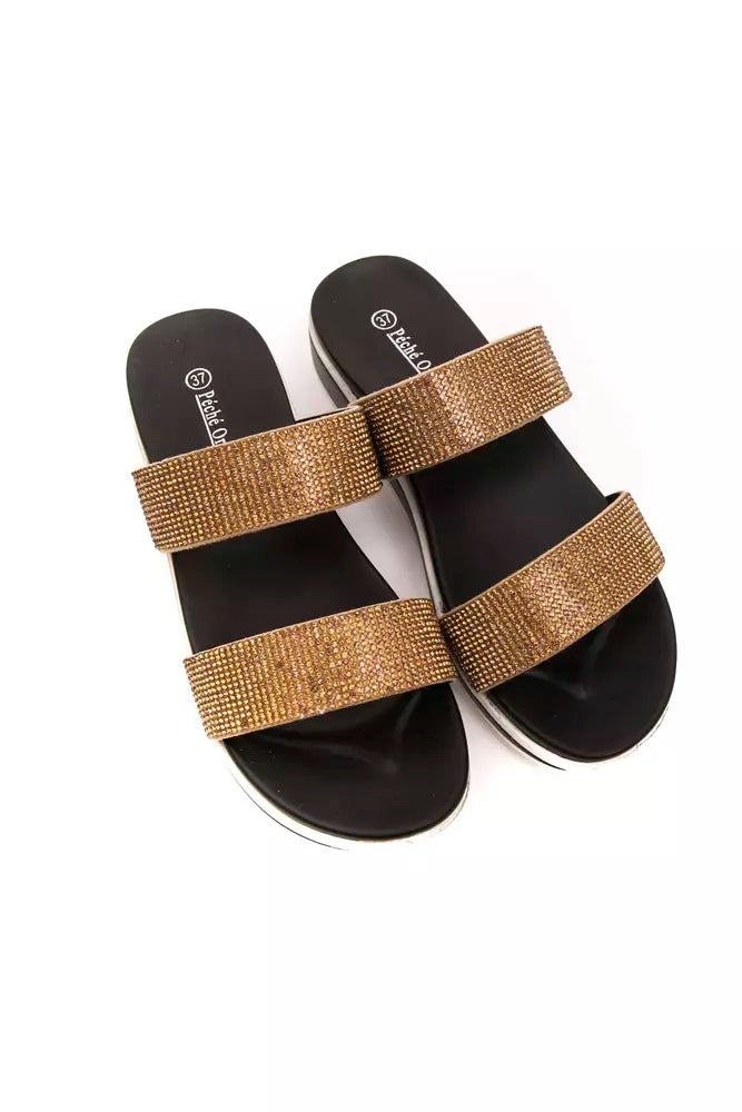 Péché Originel Beige Textile Women Sandal - Luxe Nova