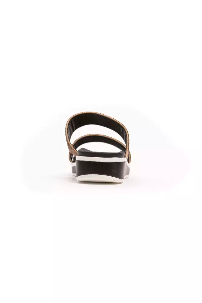 Péché Originel Beige Textile Women Sandal - Luxe Nova