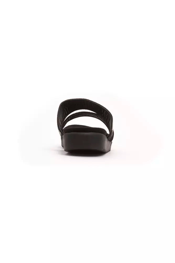 Péché Originel Silver Textile Women Sandal - Luxe Nova
