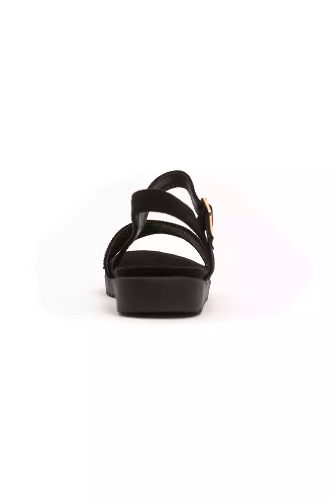 Péché Originel Gold Textile Women Sandal - Luxe Nova