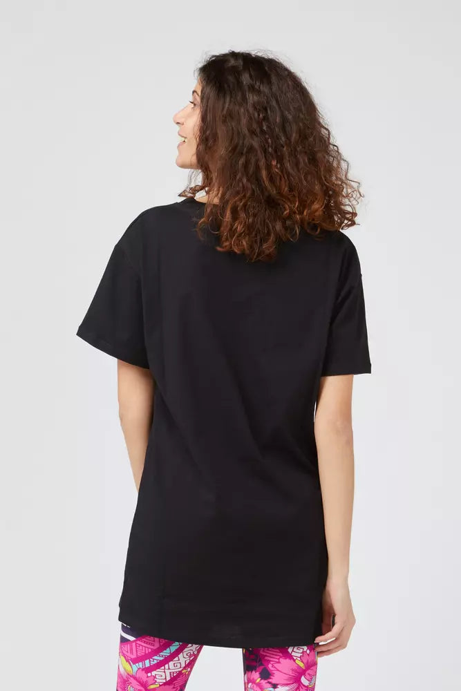 Custo Barcelona Blue Cotton Women T-Shirt - Luxe Nova
