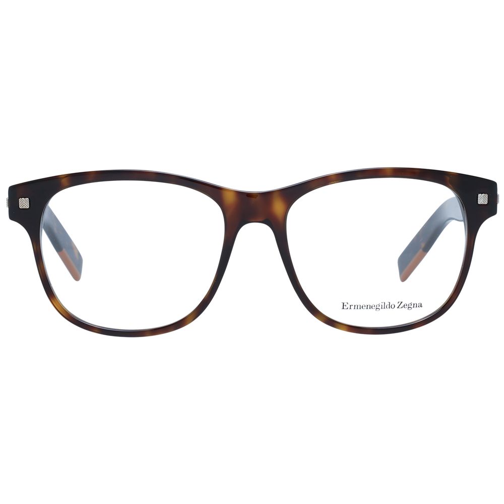 Ermenegildo Zegna Brown Plastic Glasses (Frames) - Luxe Nova