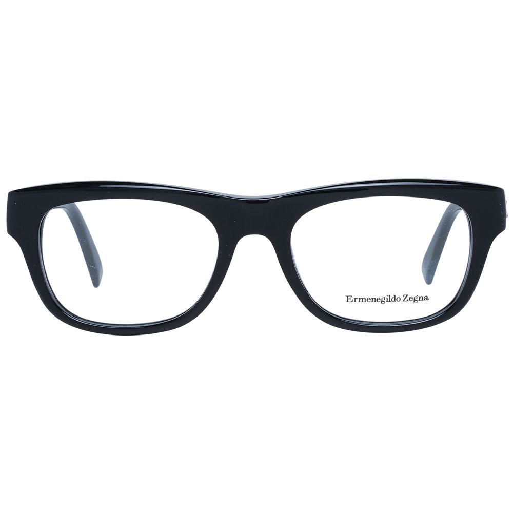 Ermenegildo Zegna Black Plastic Glasses (Frames) - Luxe Nova