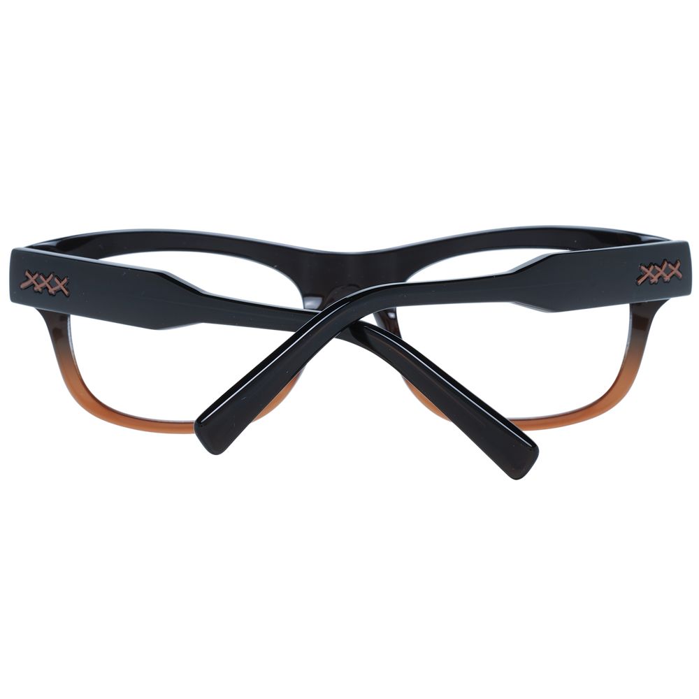 Ermenegildo Zegna Brown Plastic Glasses (Frames) - Luxe Nova