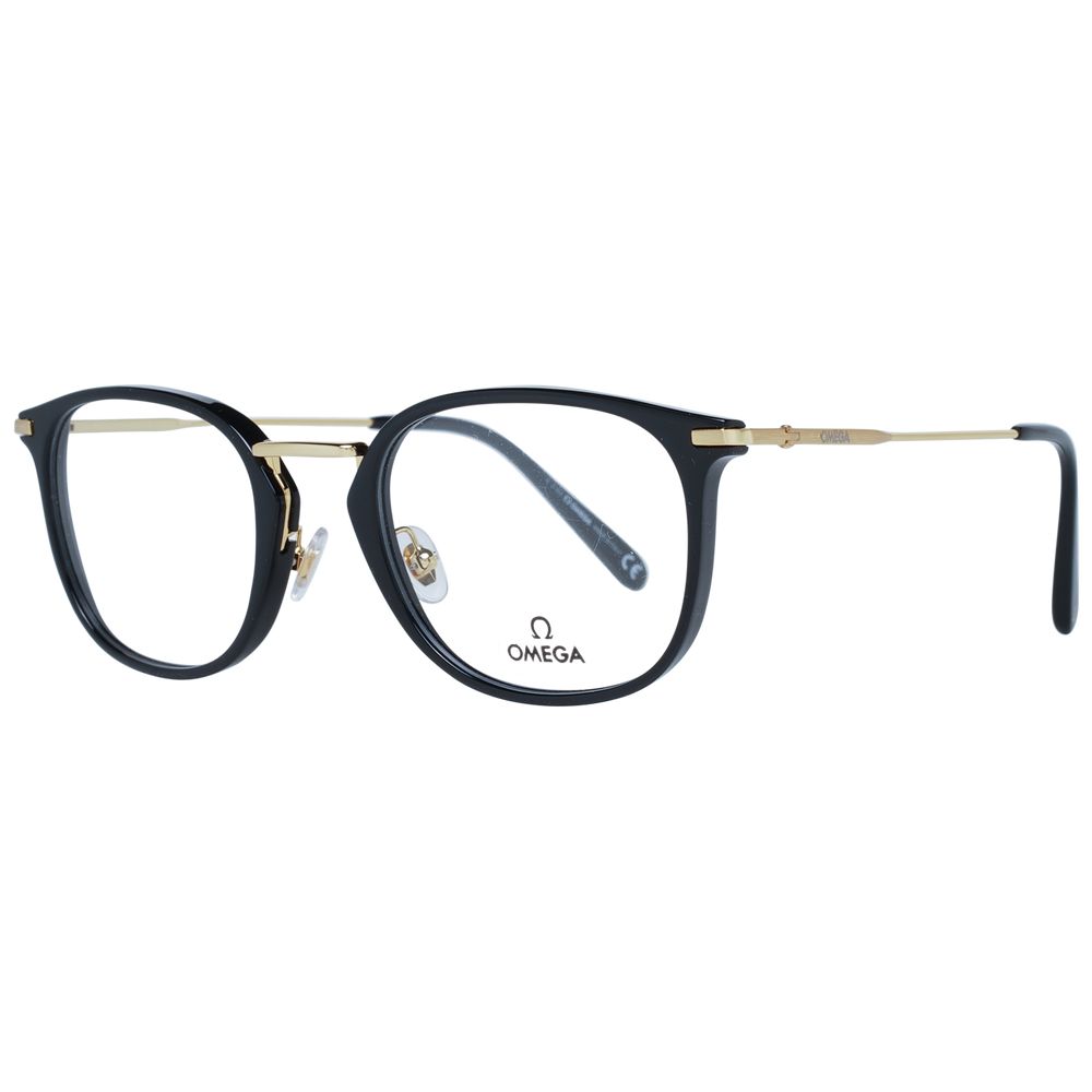 Omega Black Metal & Plastic Glasses (Frames) - Luxe Nova