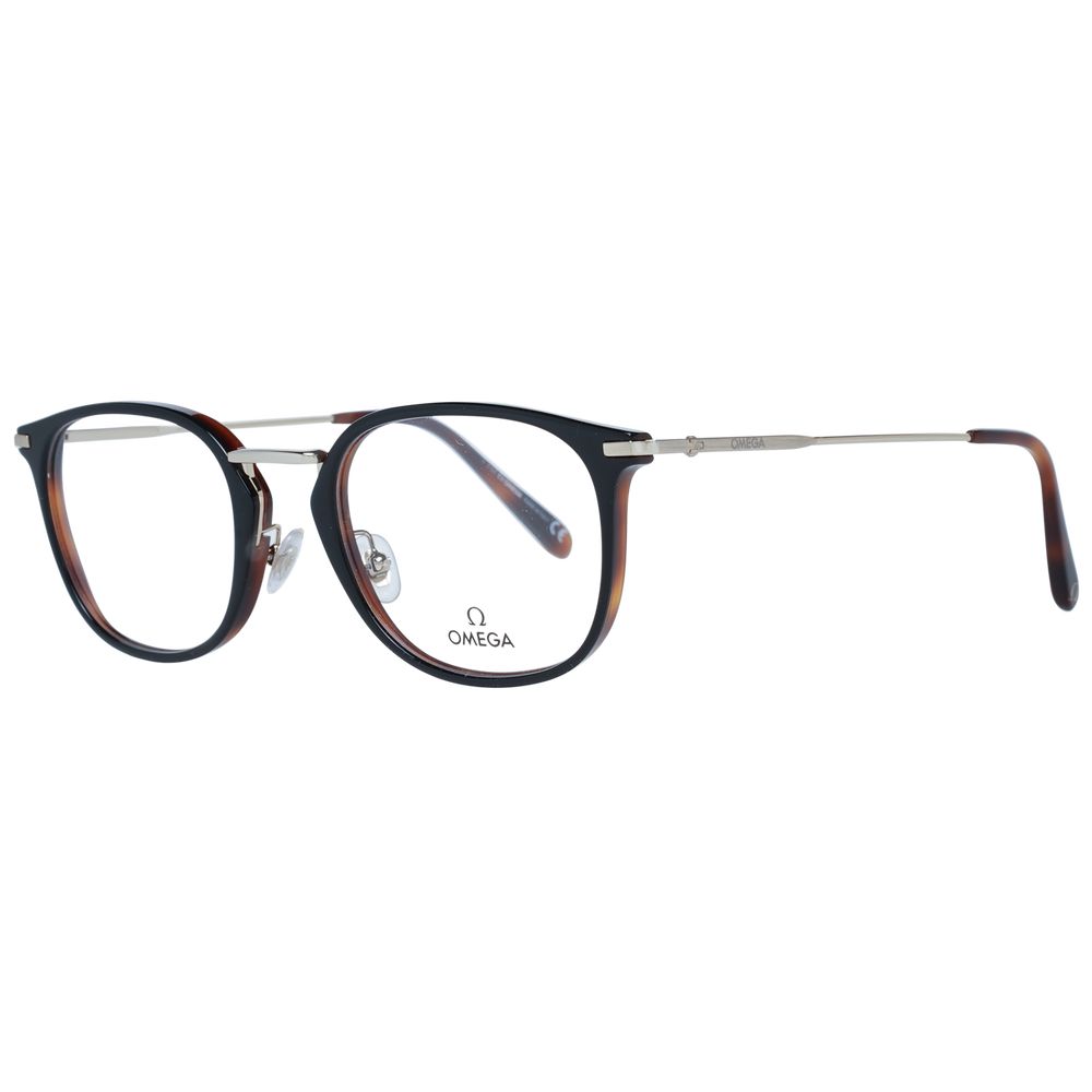 Omega Black Metal & Plastic Glasses (Frames) - Luxe Nova