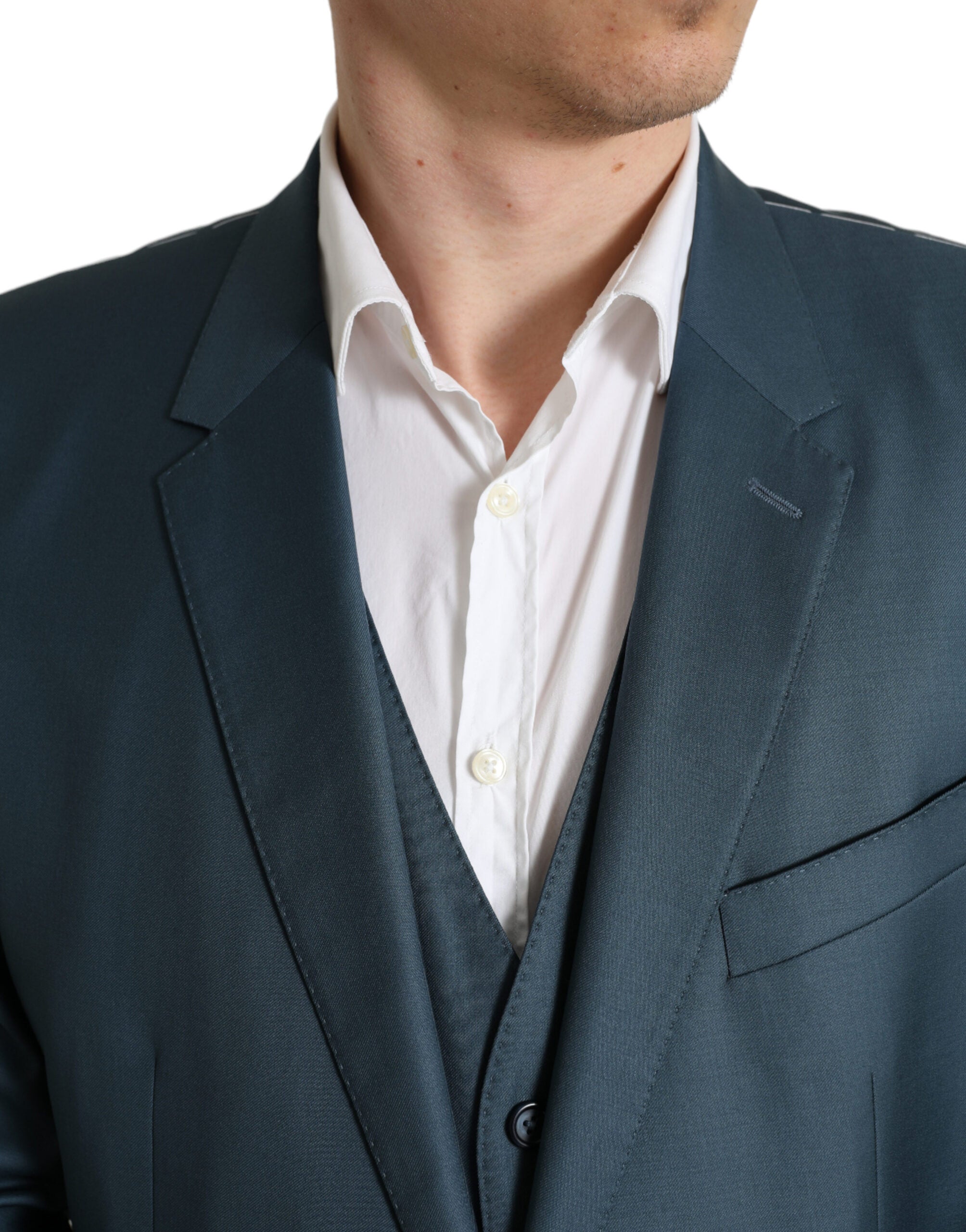 Dolce & Gabbana Green Single Breasted 2 Piece MARTINI Suit