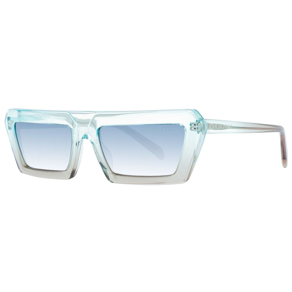 Emilio Pucci Turquoise Plastic Sunglasses - Luxe Nova