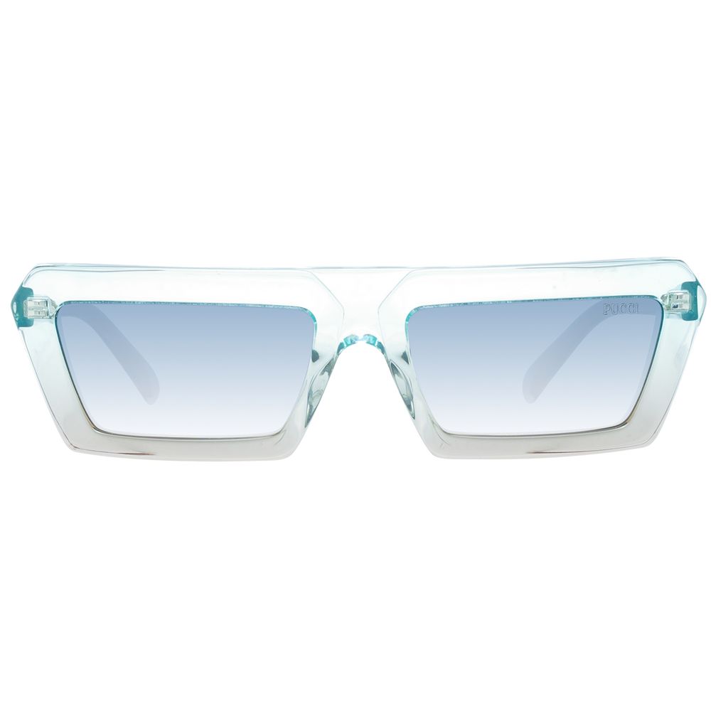 Emilio Pucci Turquoise Plastic Sunglasses - Luxe Nova