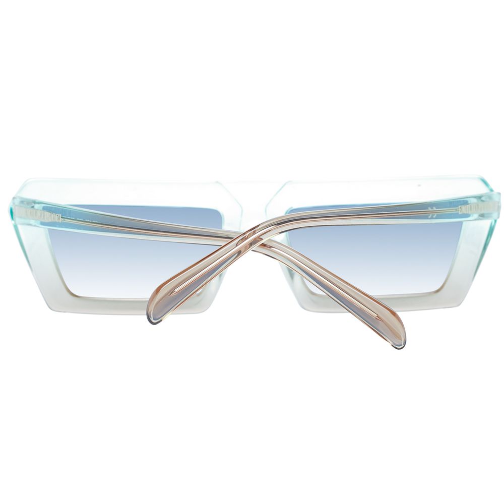 Emilio Pucci Turquoise Plastic Sunglasses - Luxe Nova