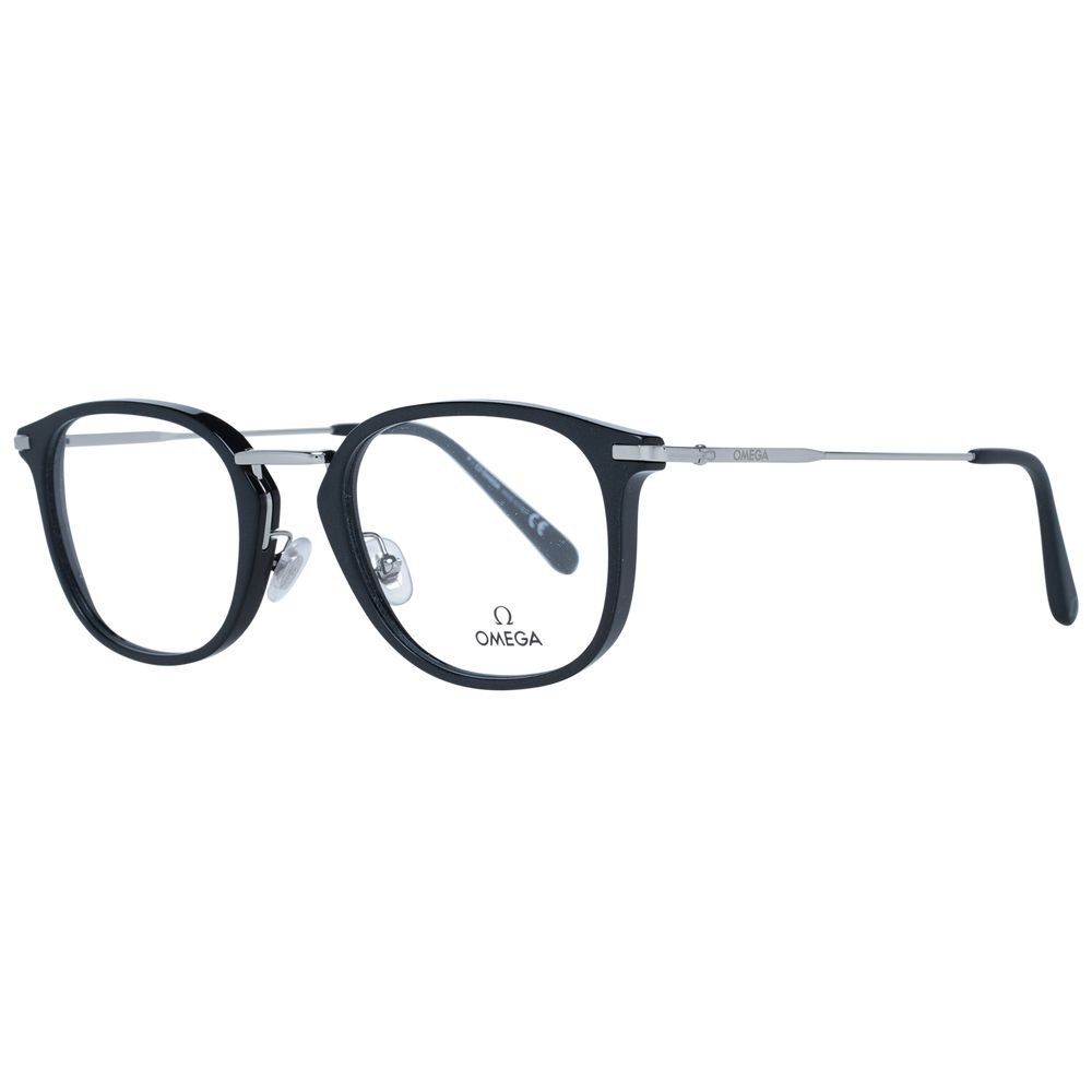 Omega Black Metal & Plastic Glasses (Frames) - Luxe Nova