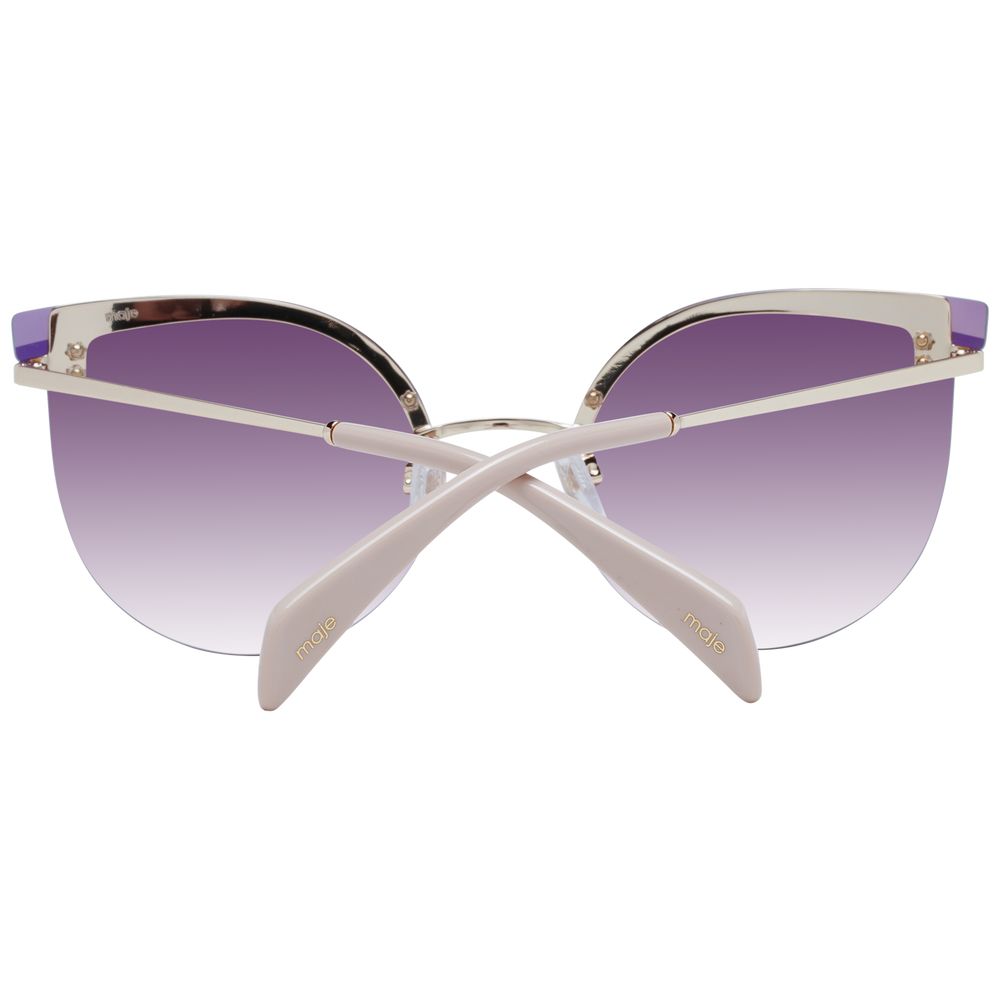 Maje Gold Stainless Steel Sunglasses - Luxe Nova