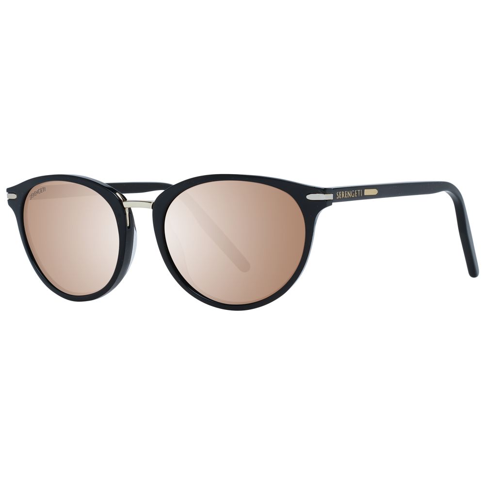Serengeti Black Acetate & Metal Sunglasses - Luxe Nova