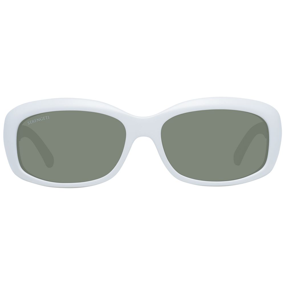 Serengeti White Nylon Sunglasses - Luxe Nova