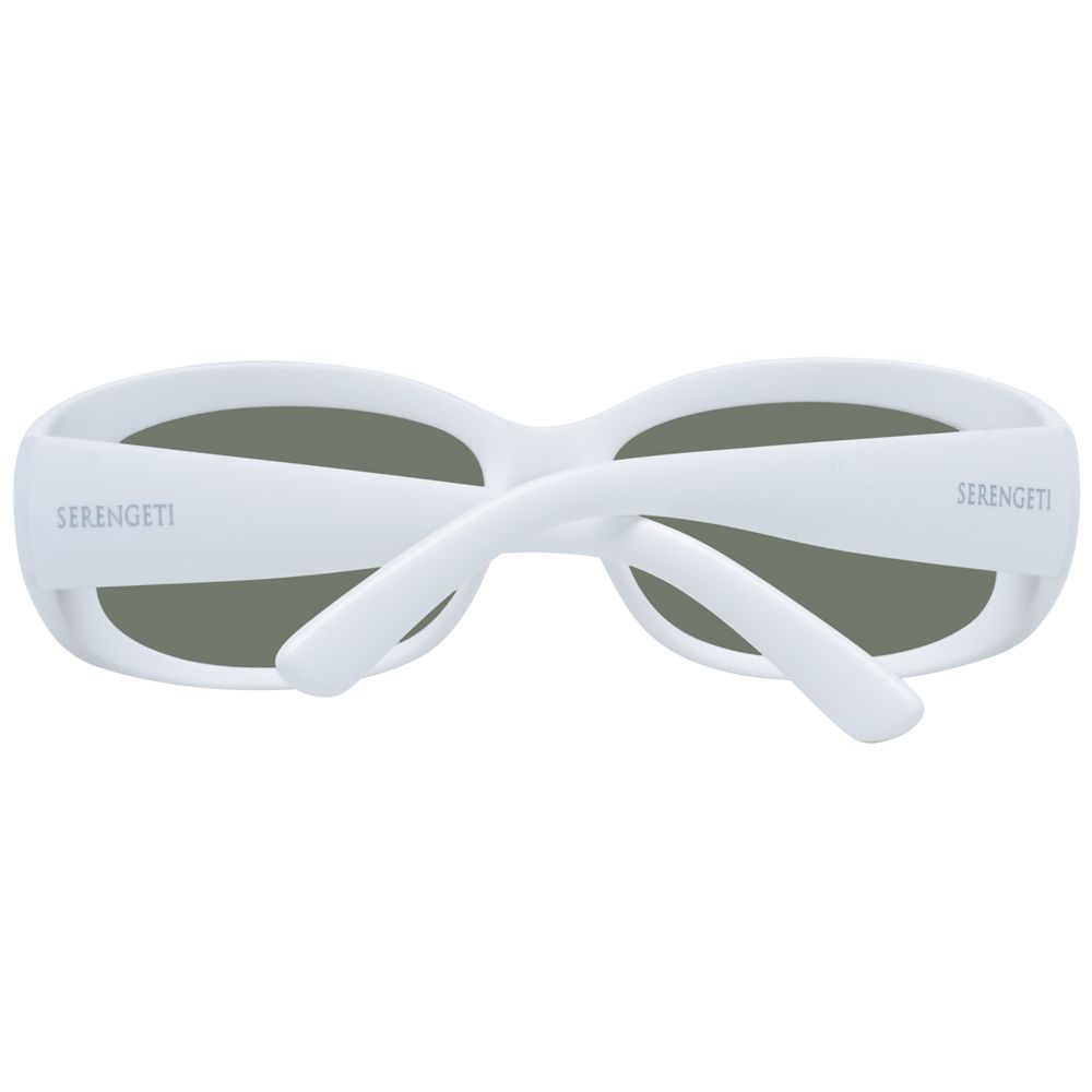 Serengeti White Nylon Sunglasses - Luxe Nova