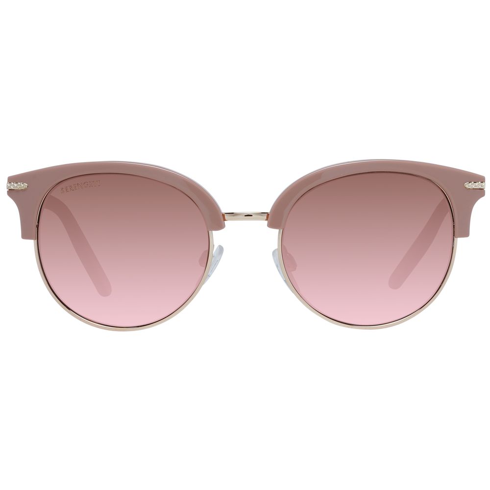 Serengeti Pink Acetate & Metal Sunglasses - Luxe Nova