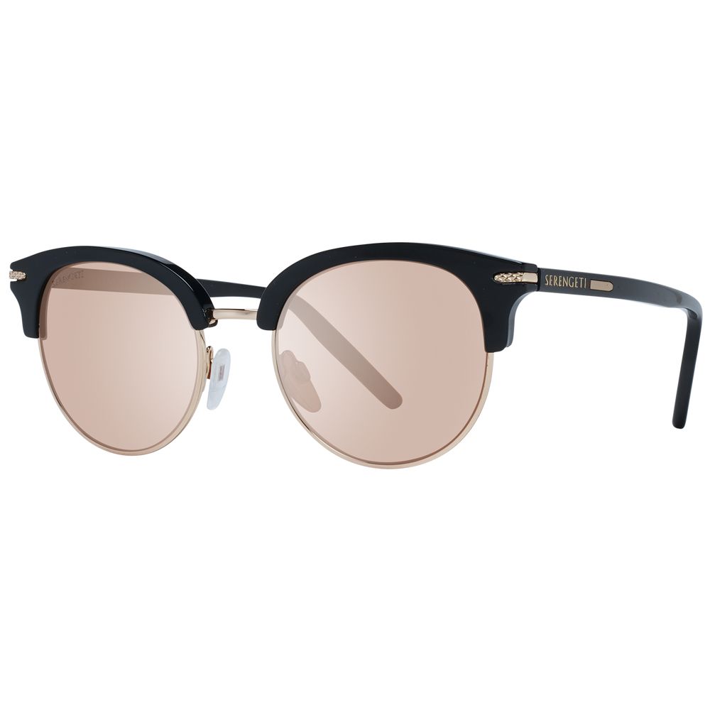 Serengeti Black Acetate & Metal Sunglasses - Luxe Nova