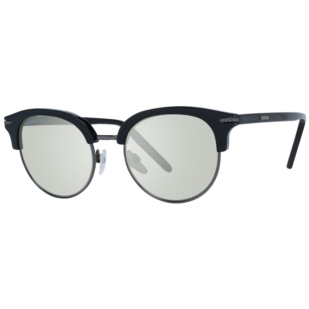 Serengeti Black Acetate & Metal Sunglasses - Luxe Nova