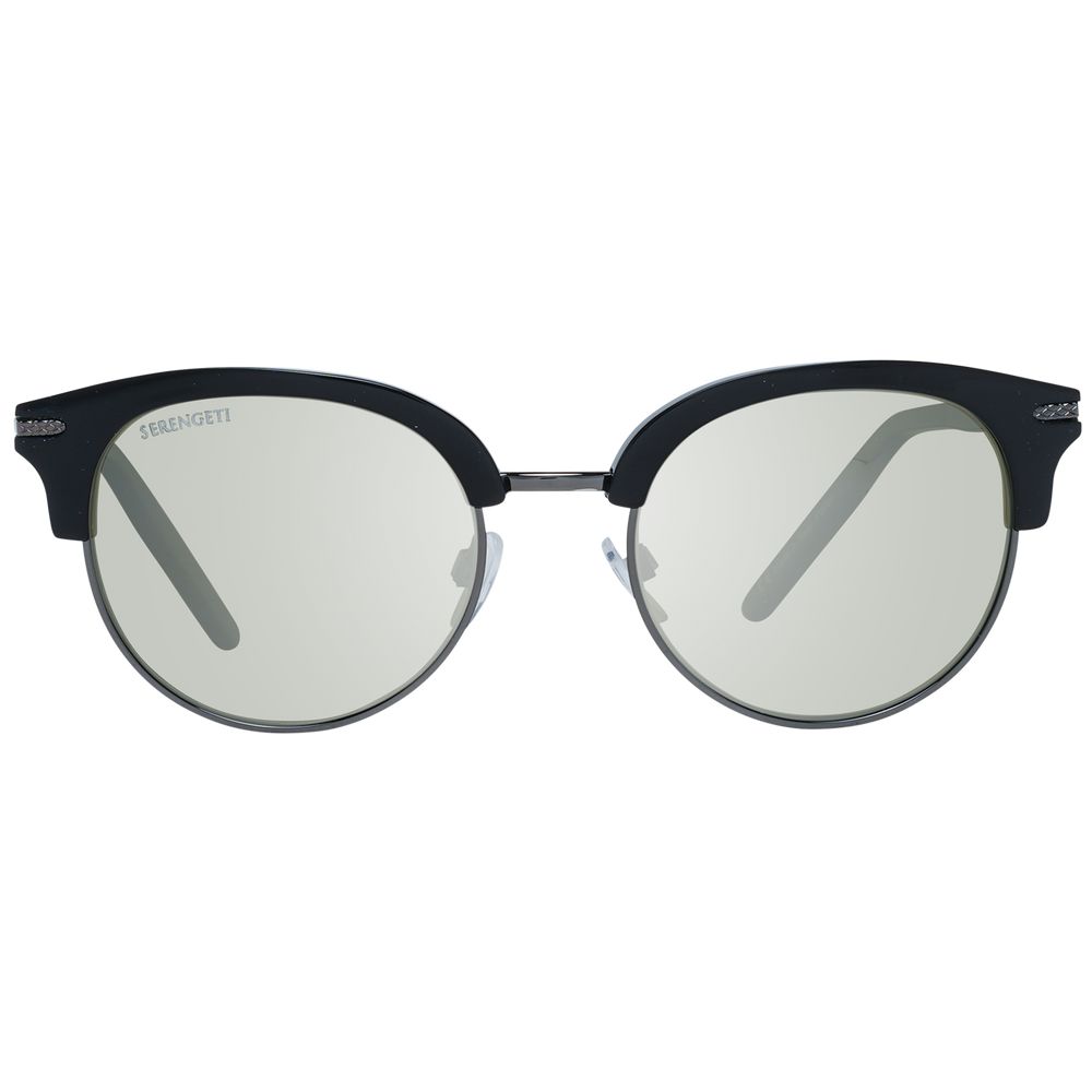 Serengeti Black Acetate & Metal Sunglasses - Luxe Nova