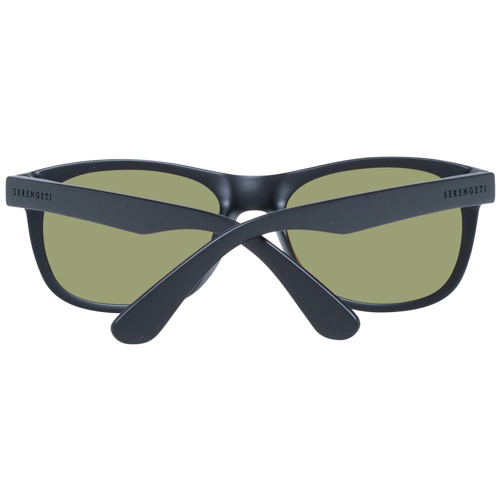 Serengeti Black Plastic Sunglasses - Luxe Nova