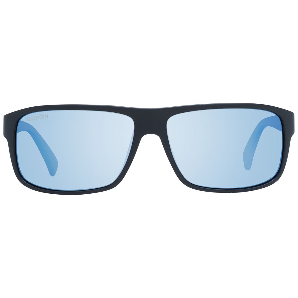 Serengeti Black Plastic Sunglasses - Luxe Nova