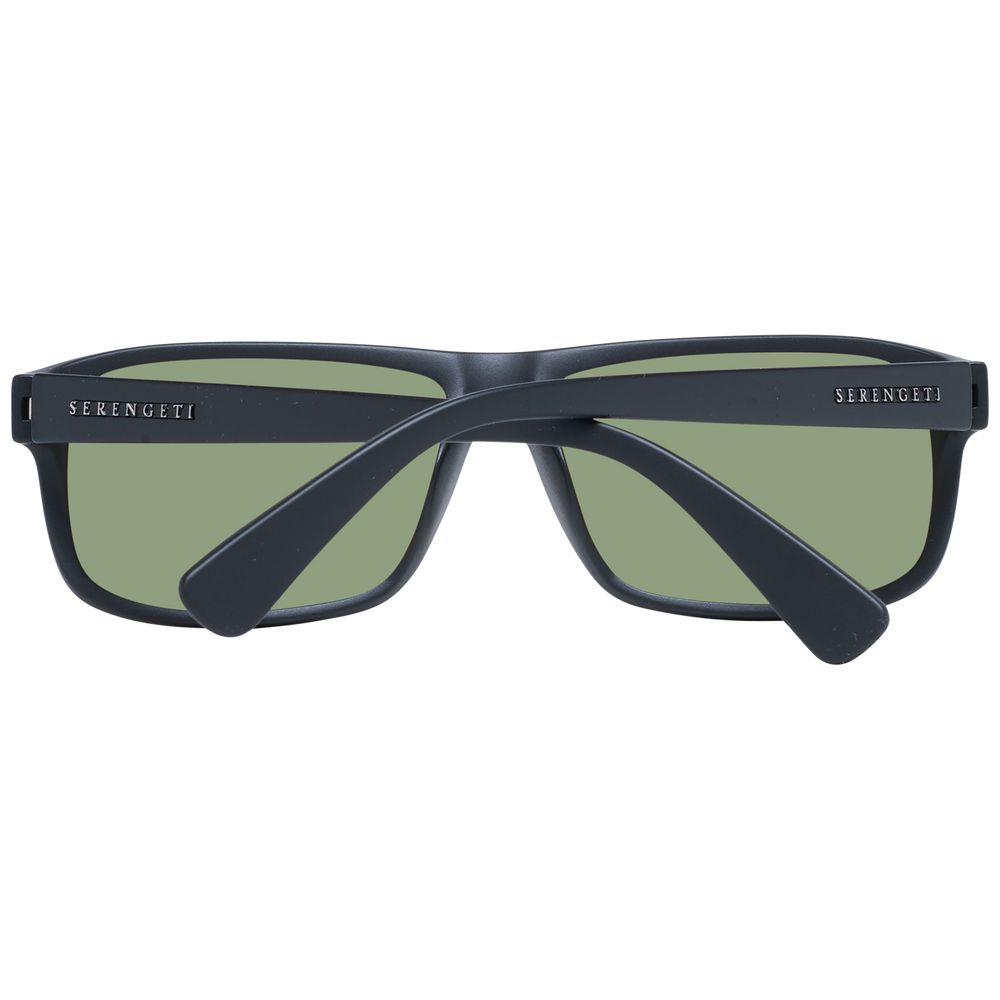 Serengeti Black Plastic Sunglasses - Luxe Nova