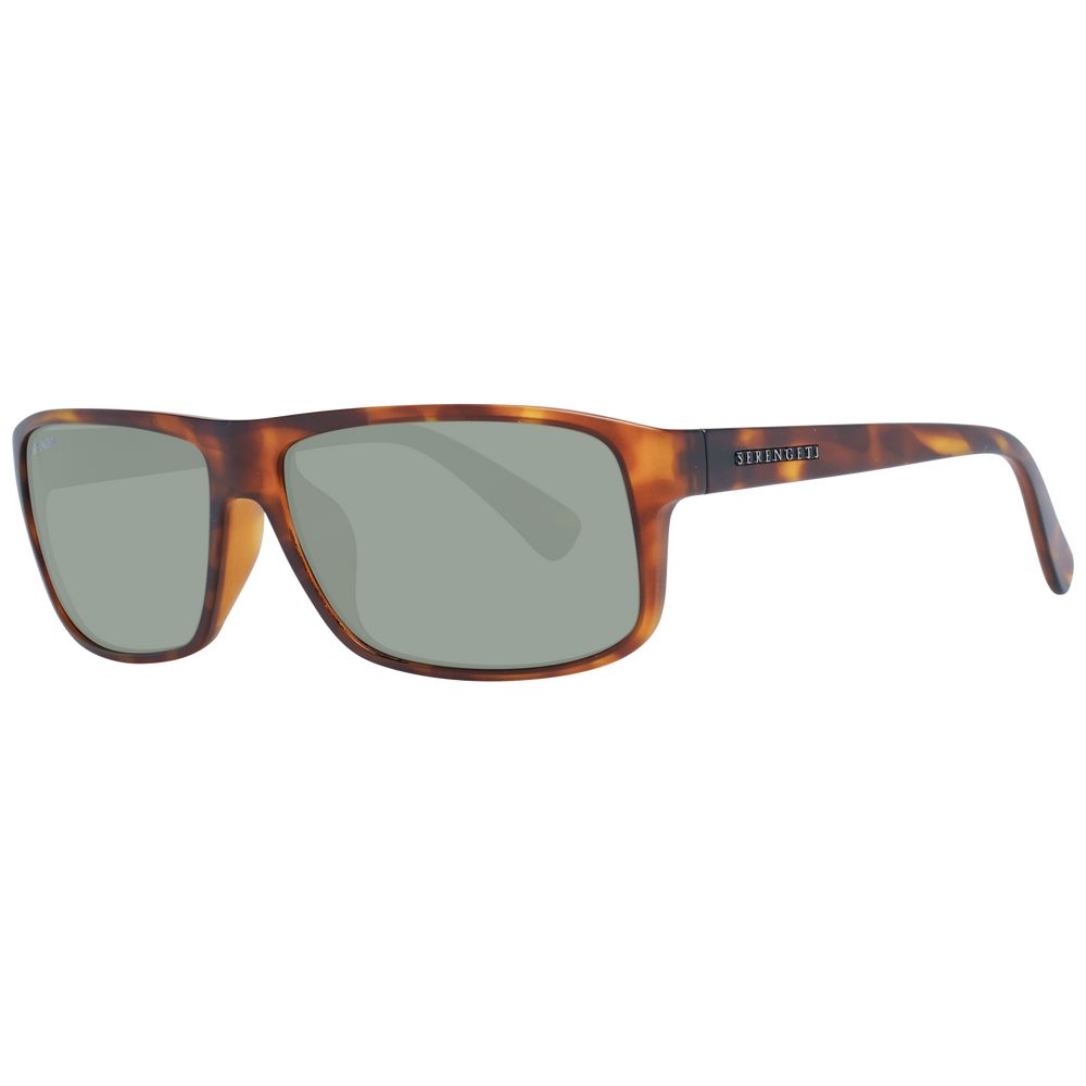 Serengeti Brown Plastic Sunglasses - Luxe Nova