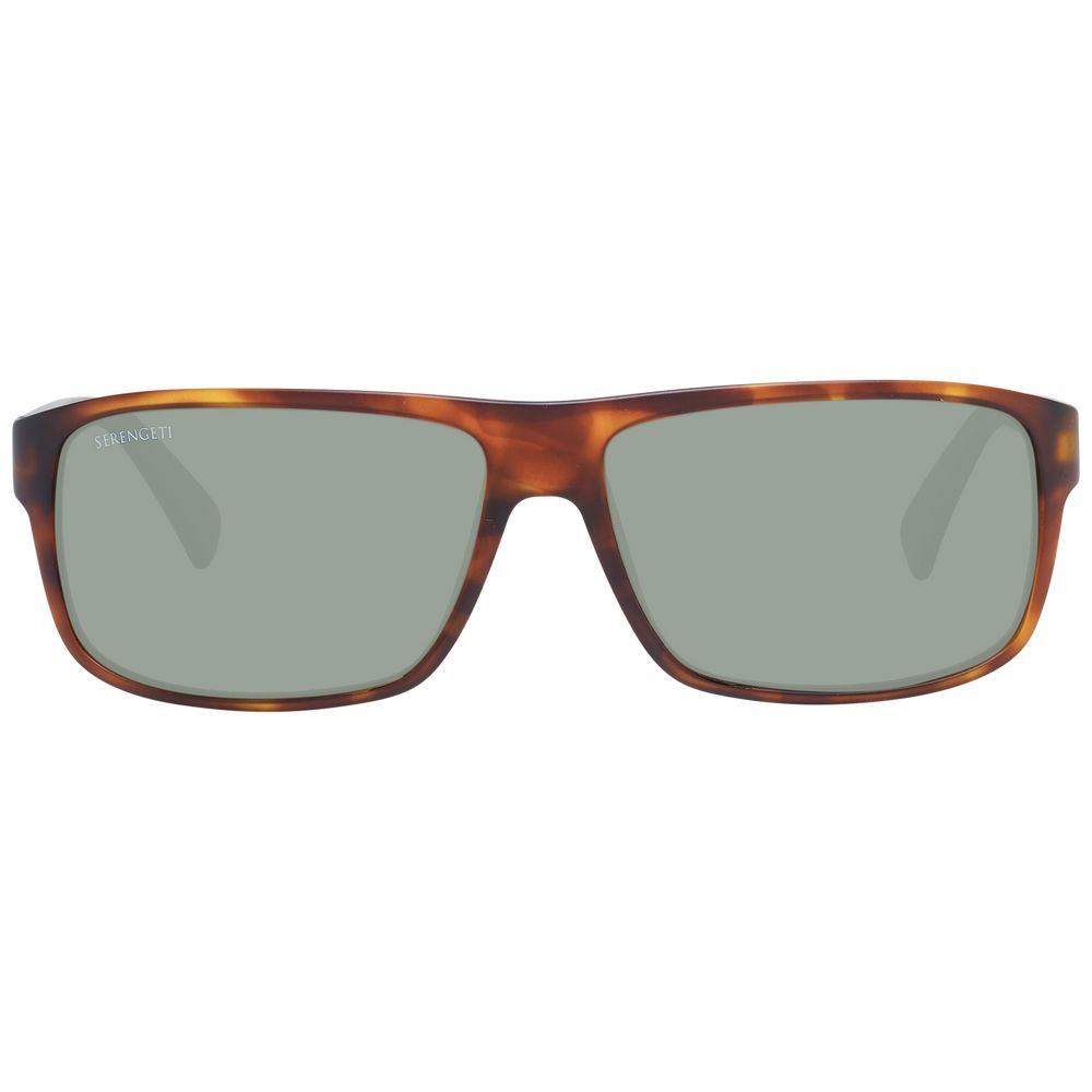 Serengeti Brown Plastic Sunglasses - Luxe Nova