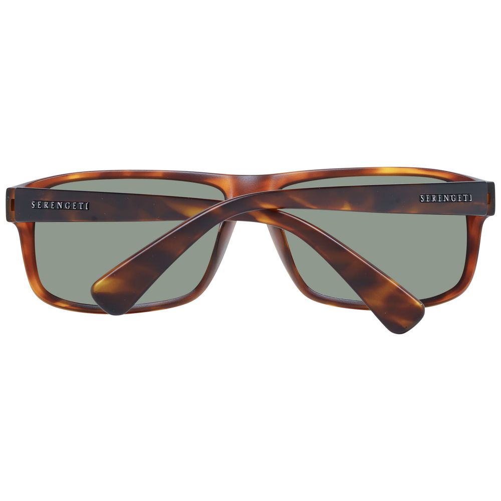 Serengeti Brown Plastic Sunglasses - Luxe Nova
