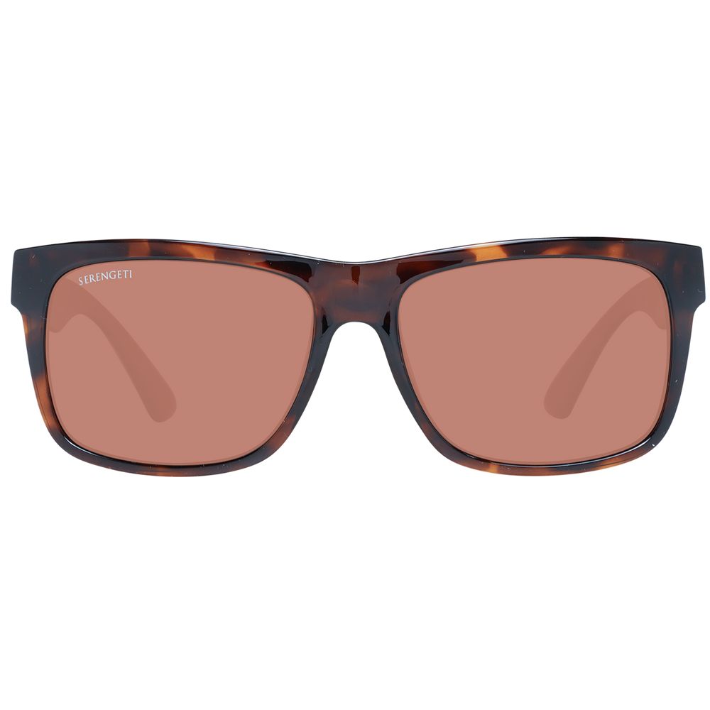 Serengeti Brown Plastic Sunglasses - Luxe Nova