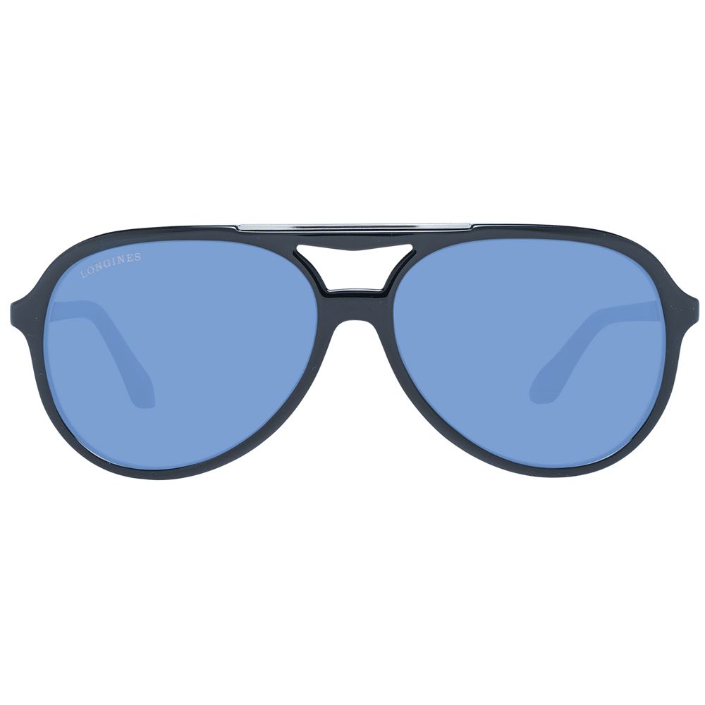 Longines Black Plastic Sunglasses - Luxe Nova