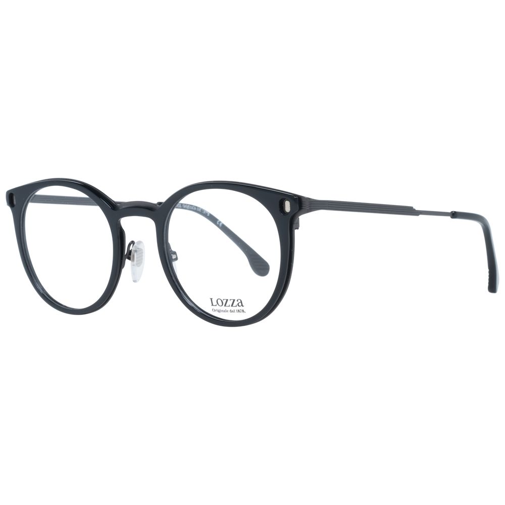 Lozza Black Metal Glasses (Frames) - Luxe Nova