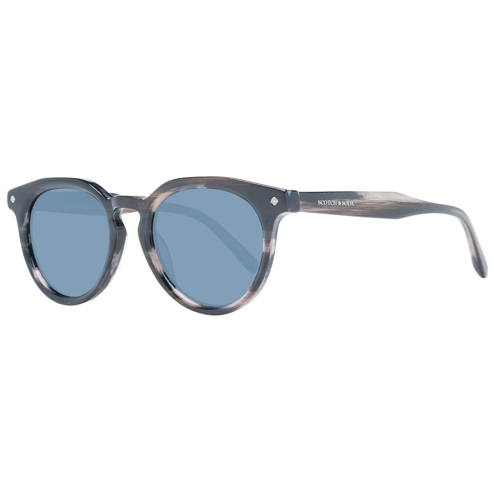 Scotch & Soda Black Renew Acetate Sunglasses - Luxe Nova