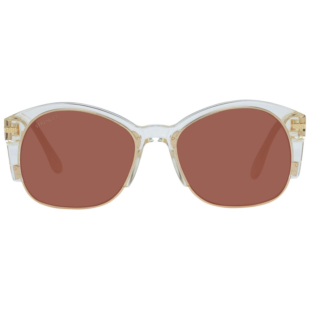 Serengeti Gold Acetate & Metal Sunglasses - Luxe Nova