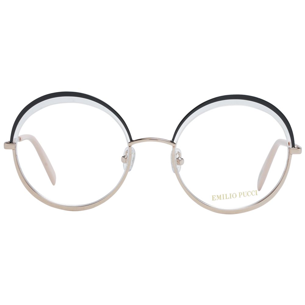 Emilio Pucci Black Metal Glasses (Frames) - Luxe Nova